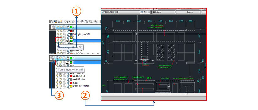 Cach tao layer trong autocad 19