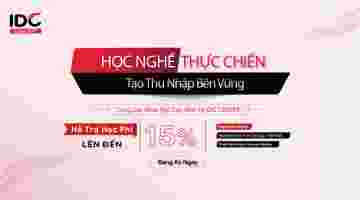 Ưu Đãi Học Phí Lên Đến 15% Tại IDC Center