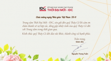 Chúc mừng Ngày Nhà giáo Việt Nam 20-11