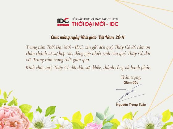 Chúc mừng Ngày Nhà giáo Việt Nam 20-11