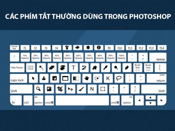 Bài viết sau đây sẽ tổng hợp các phím tắt trong photoshop cs6 (phiên bản khá phổ biến hiện nay) giúp bạn có thể thực hiện các thao tác cơ bản trong photoshop một cách nhanh chóng hơn như phím tắt Feather, gộp Layer, tô màu vùng chọn hay kết thúc các lệnh đang thực hiện. Có khá nhiều các phím tắt và thường xuyên sử dụng thì cũng quen và từ từ các bạn sẽ thấy khả năng sử dụng photoshop của mình chuyên nghiệp hơn thôi.
