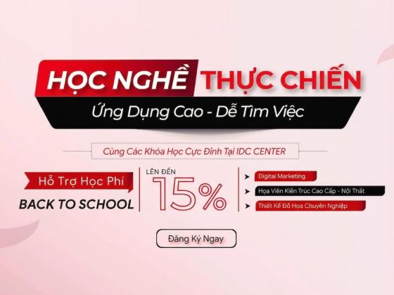 Ưu Đãi Học Phí Lên Đến 15% Tại IDC Center