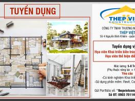Tuyển dụng Họa viên Kiến trúc - Nội thất - Cty Thep Viet