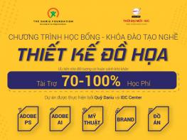 TUYỂN SINH KHÓA ĐÀO TẠO NGẮN HẠN NGHỀ THIẾT KẾ ĐỒ HỌA DÀNH CHO THANH NIÊN GẶP KHÓ KHĂN VỀ TÀI CHÍNH