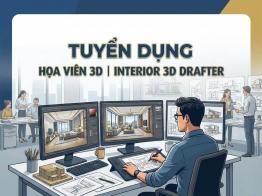 Tuyển dụng họa viên 3D | Interior 3D drafter - AZ Architects 