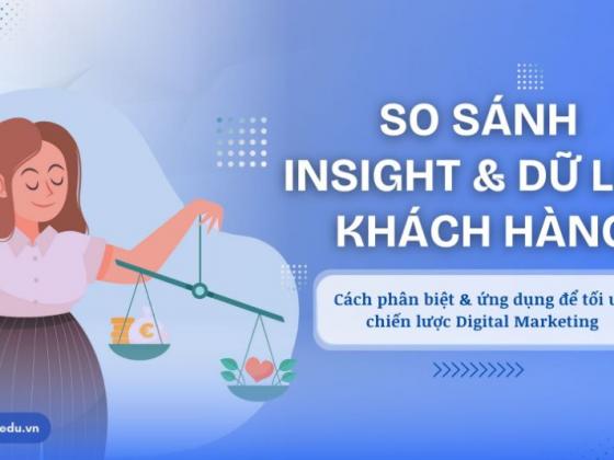 Sự khác biệt giữa Insight khách hàng và dữ liệu khách hàng trong Digital Marketing