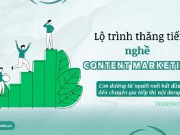 Lộ trình thăng tiến nghề Content Marketing: Con đường từ người mới bắt đầu đến chuyên gia tiếp thị nội dung
